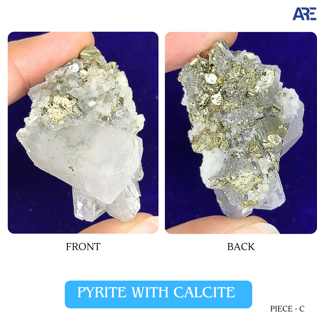 Pyrite With Calcite Piece C