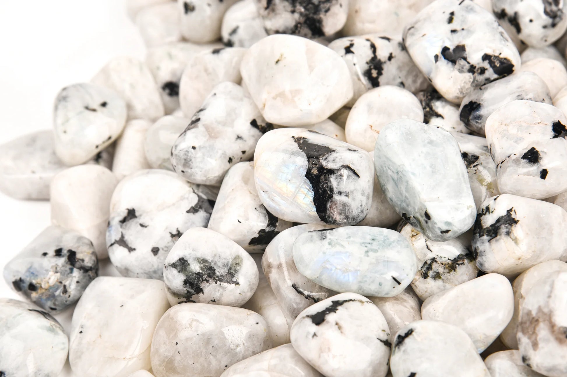 Rainbow Moonstone Tumbled Stone