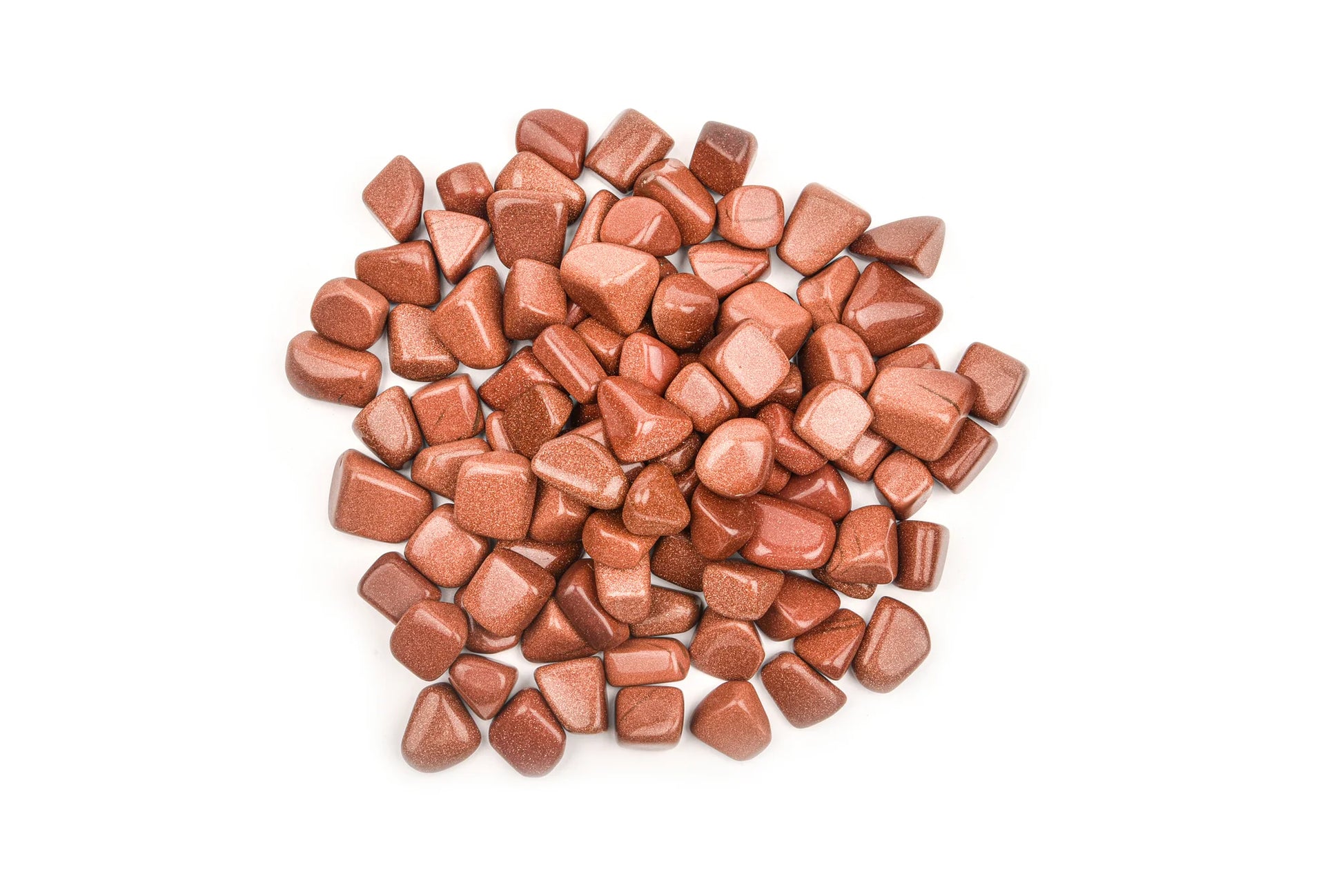 Red Goldstone Tumbled Stone