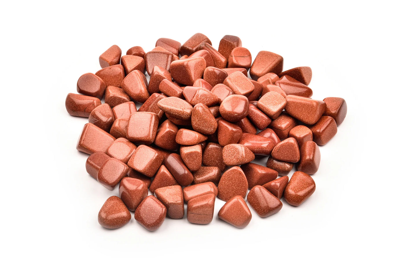 Red Goldstone Tumbled Stone