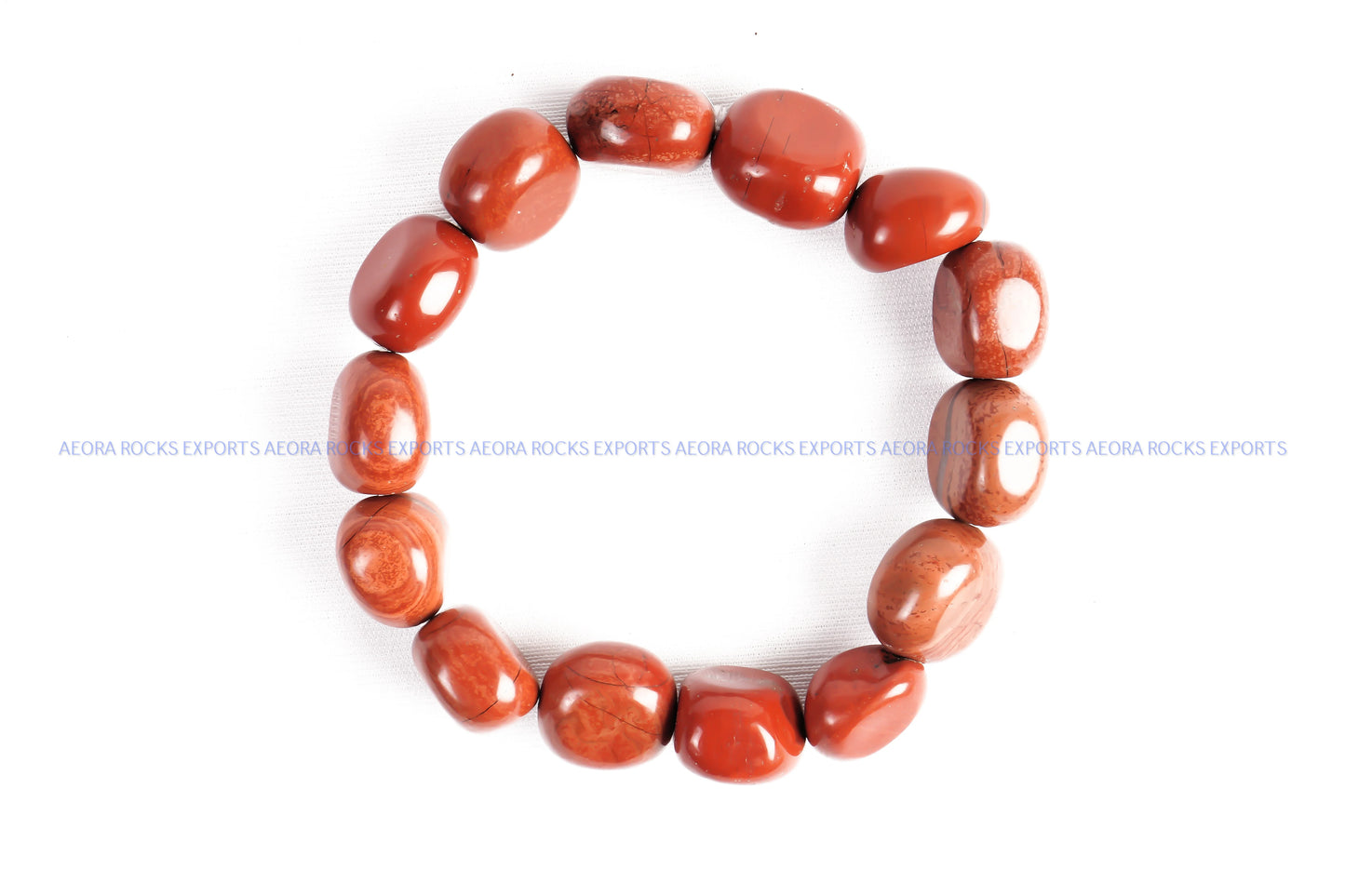 Red Jasper Tumbled Bracelet