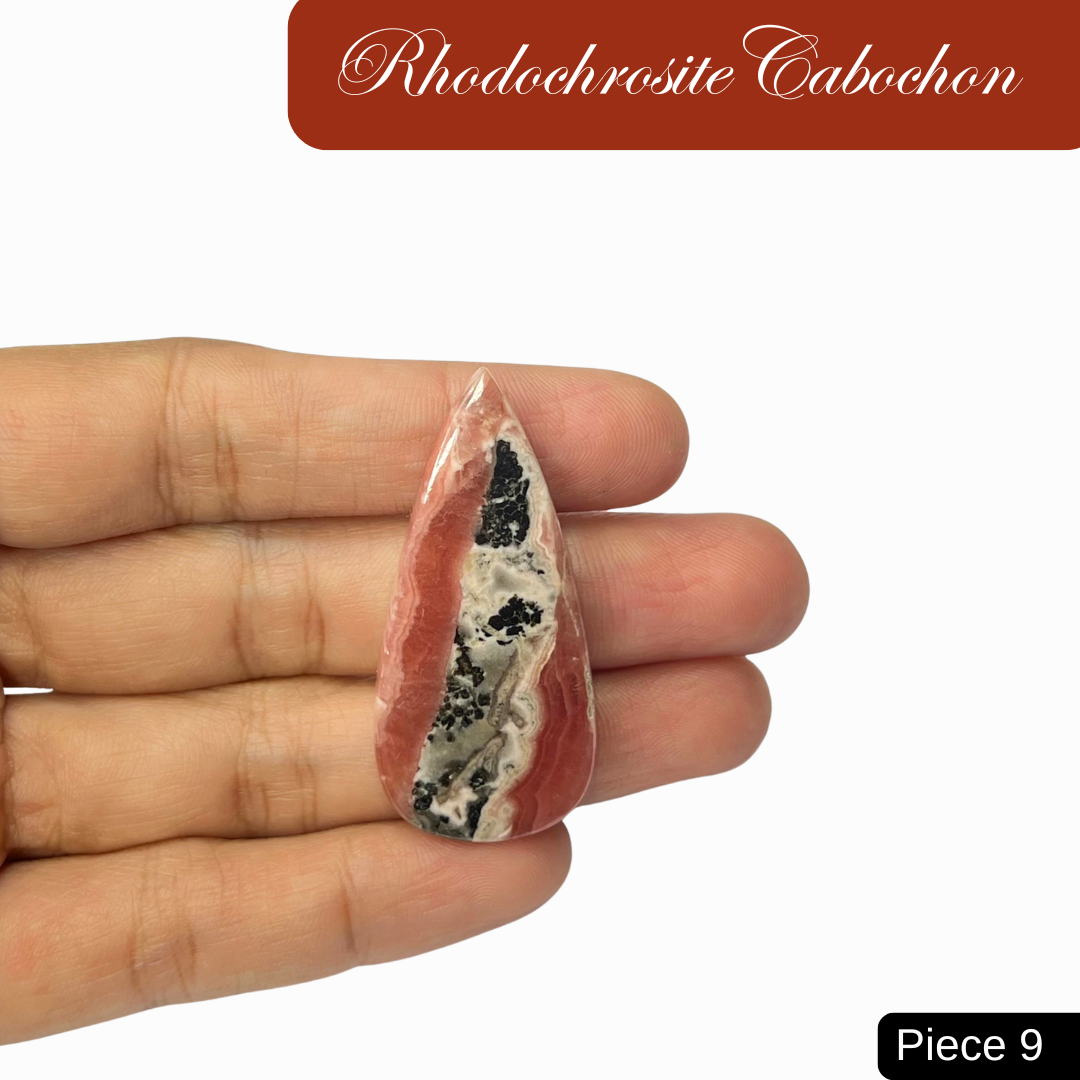 Rhodochrosite Cabochons - AEORA ROCKS INDIA -Healing Crystals superstore