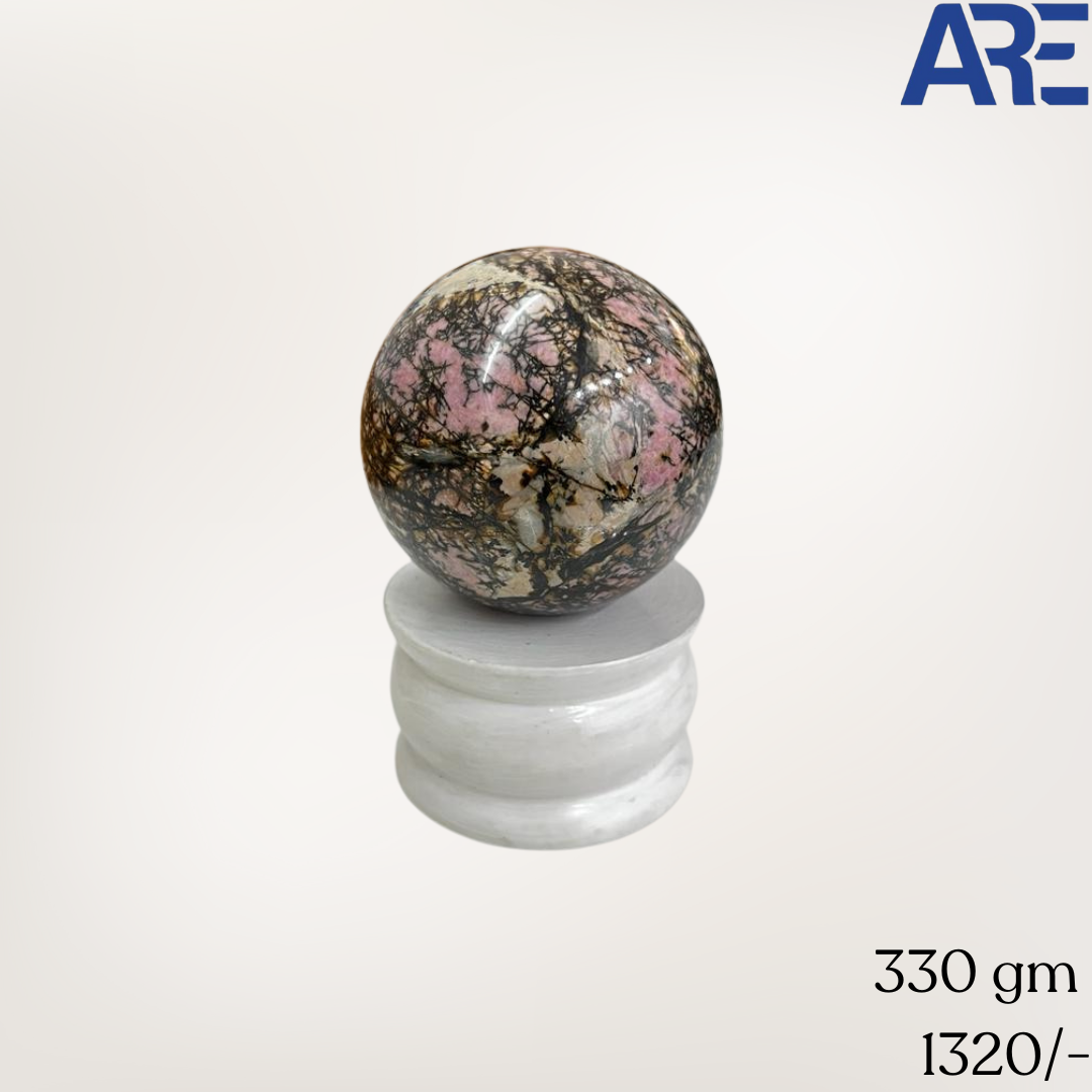 Rhodonite Sphere