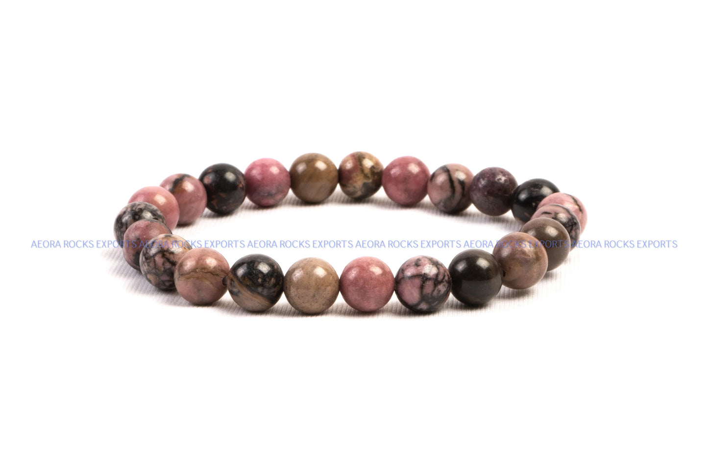 Rhodonite Bead Bracelet