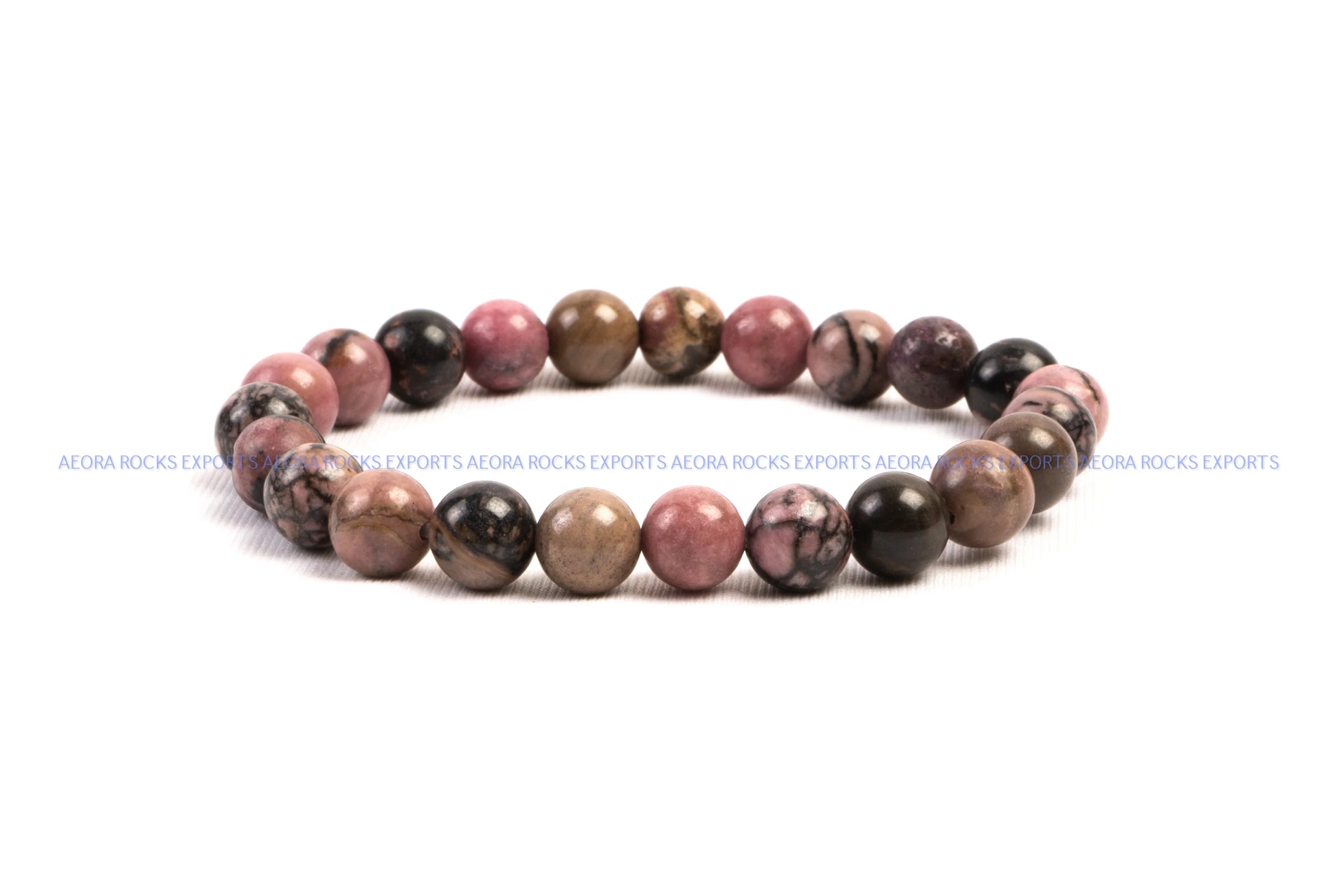 Rhodonite Bead Bracelet