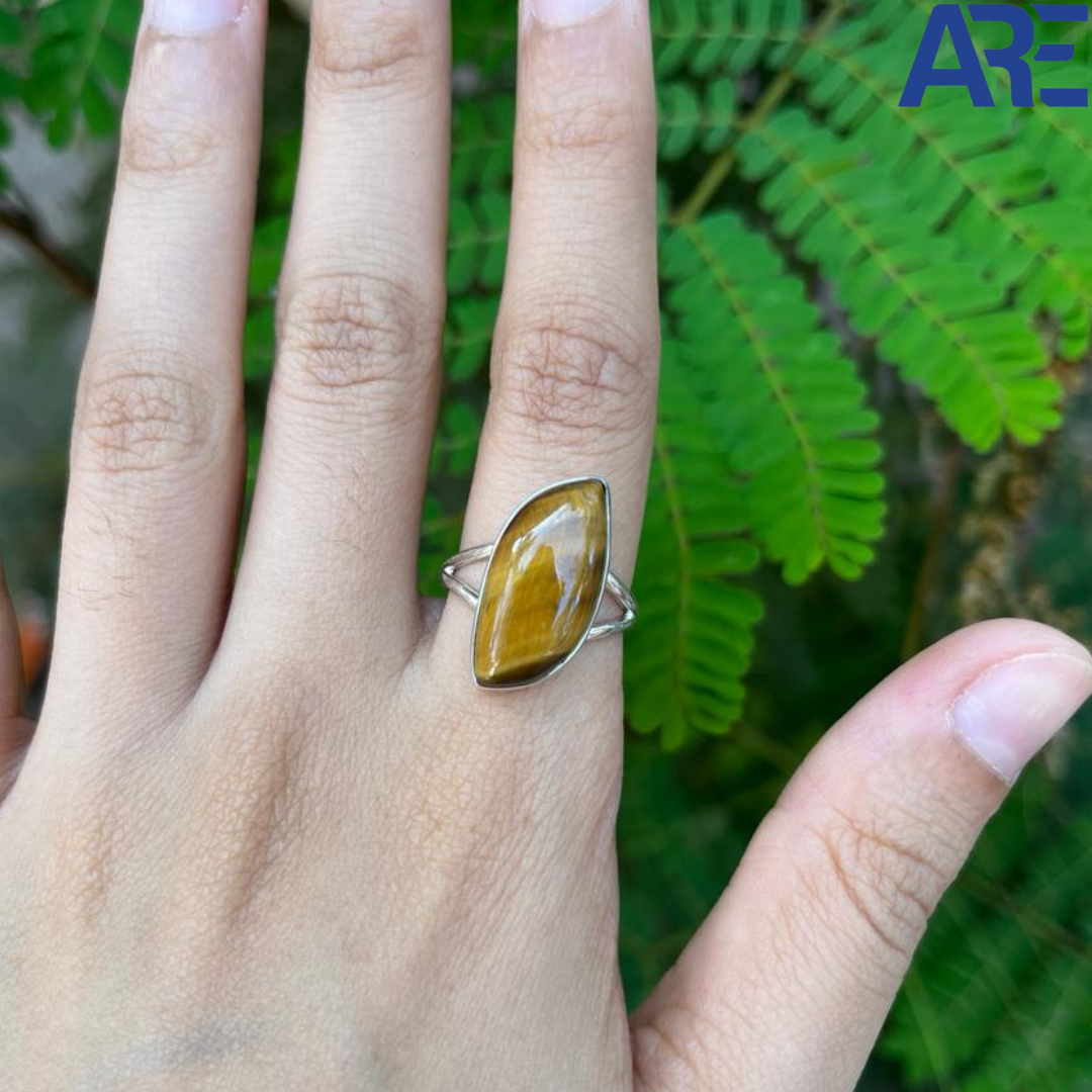 True Intentions Tiger's Eye Ring – Tribal Voices