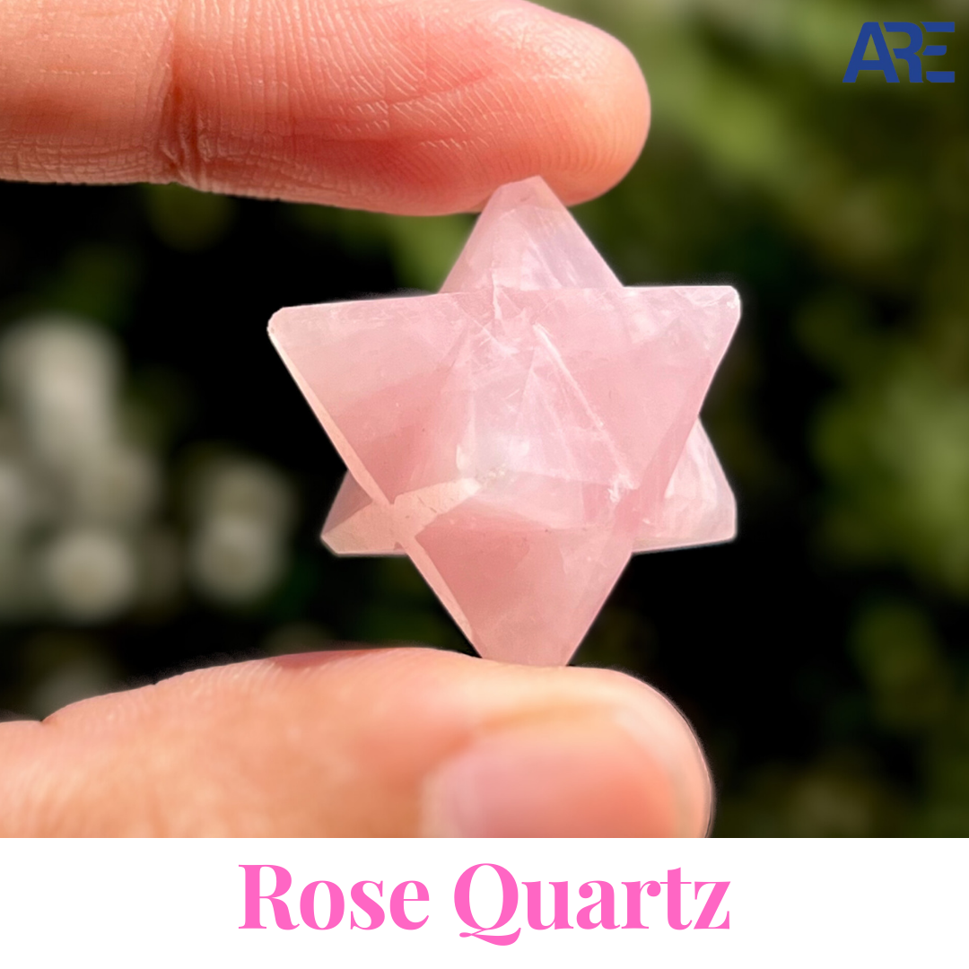 Rose Quartz Merkaba