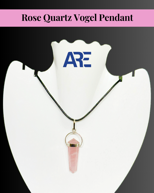 Rose Quartz Vogel Pendant