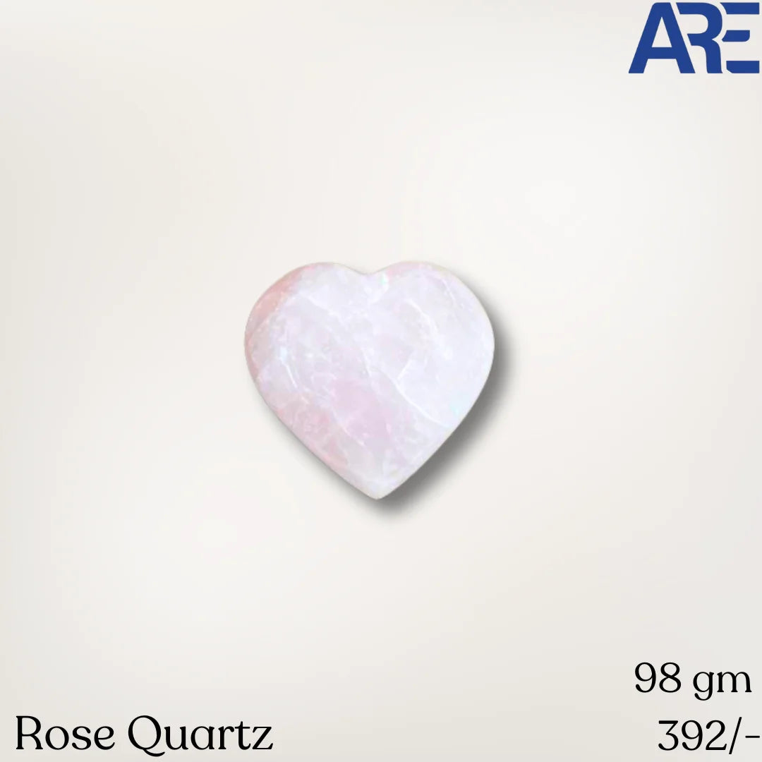 Rose Quartz Heart