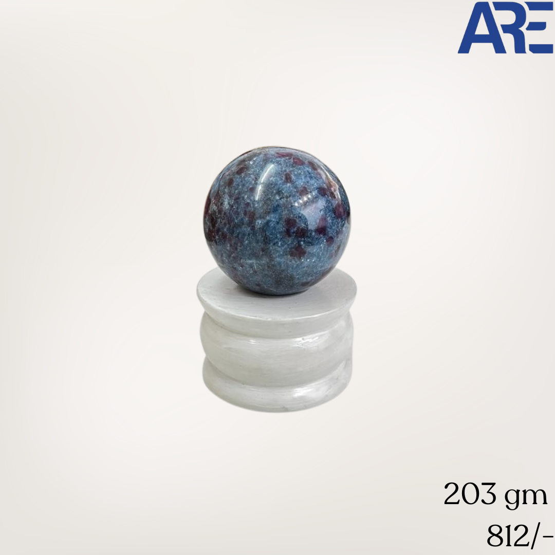 Ruby Kyanite Sphere