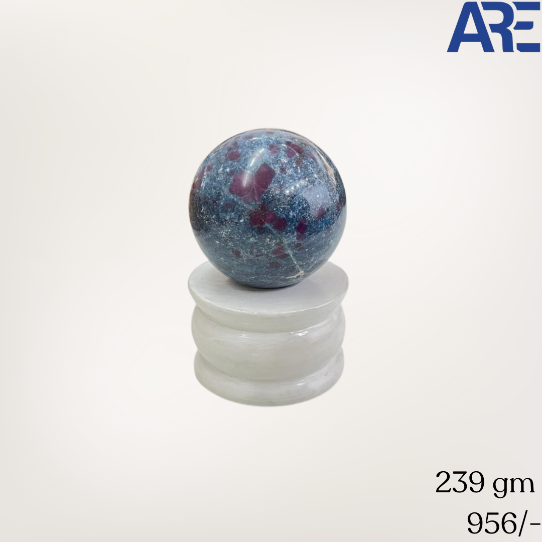 Ruby Kyanite Sphere