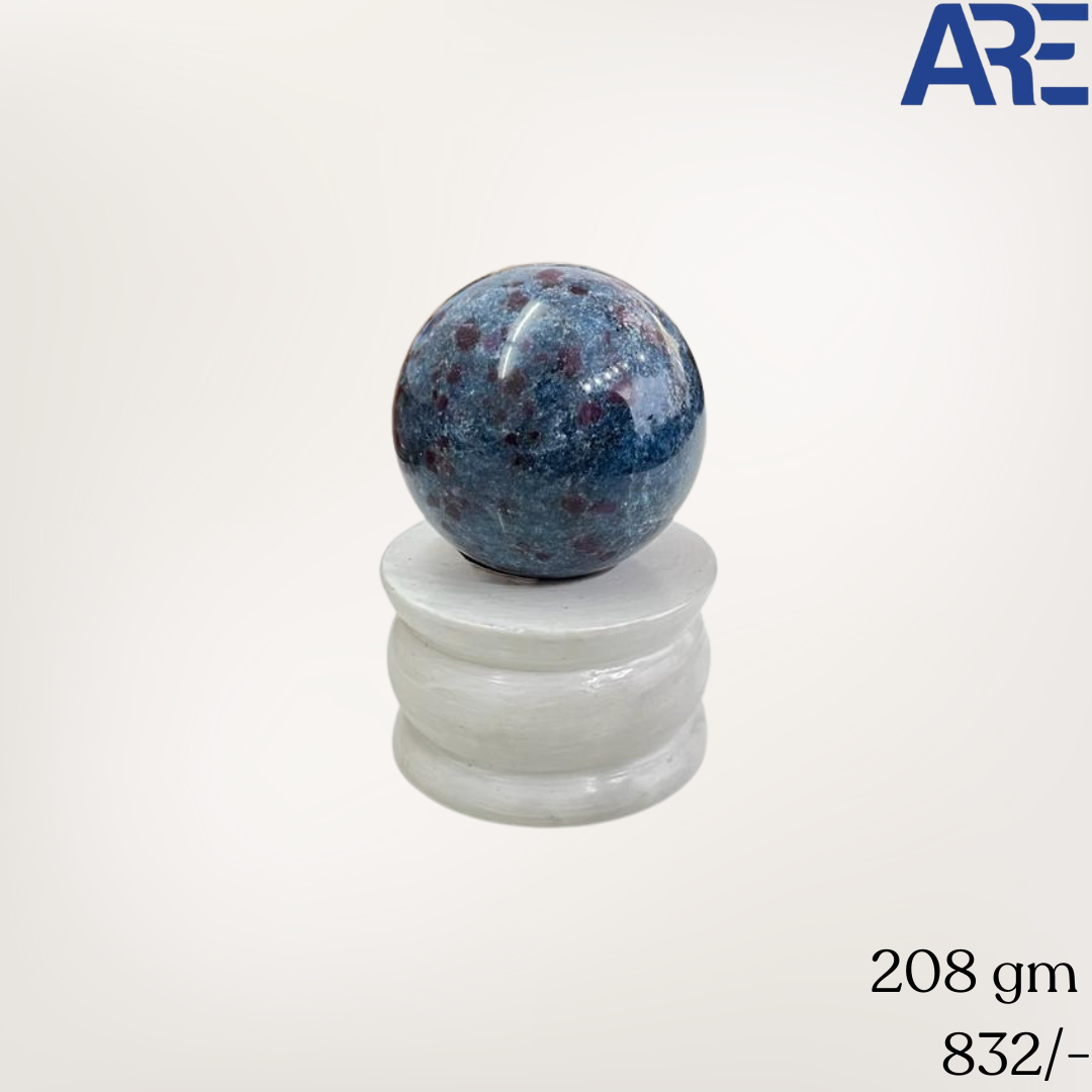 Ruby Kyanite Sphere