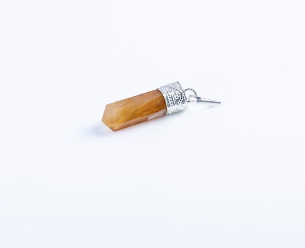 Citrine Single Point Pendant