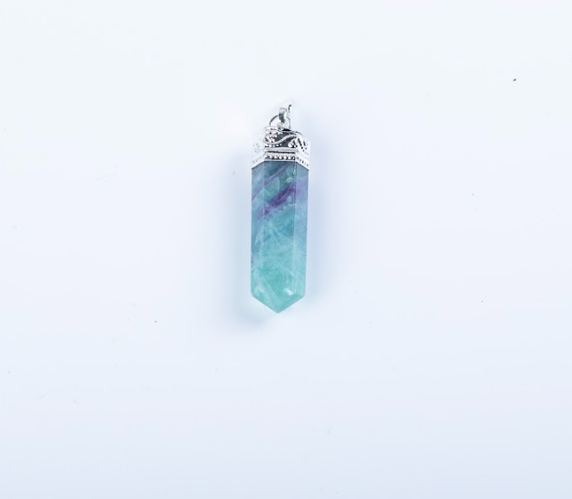 Fluorite Single Point Pendant