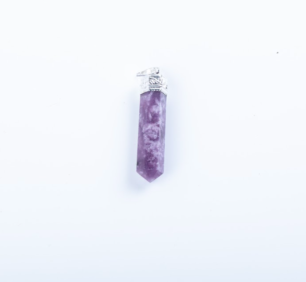 Lepidolite Single Point Pendant