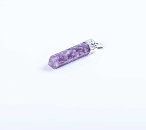 Lepidolite Single Point Pendant