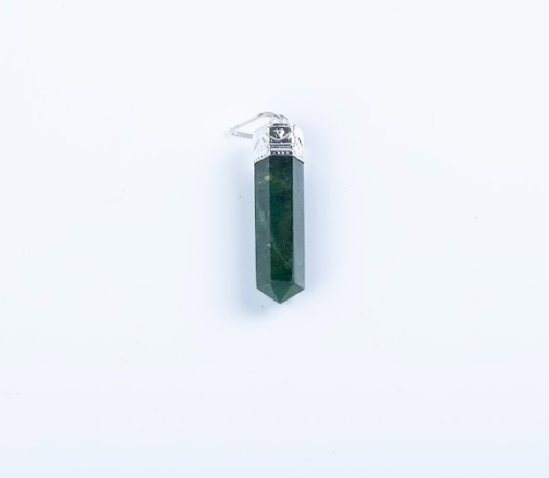 Dark Green Aventurine Single Point Pendant