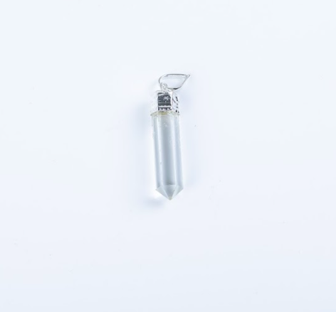 Clear Quartz Single Point Pendant