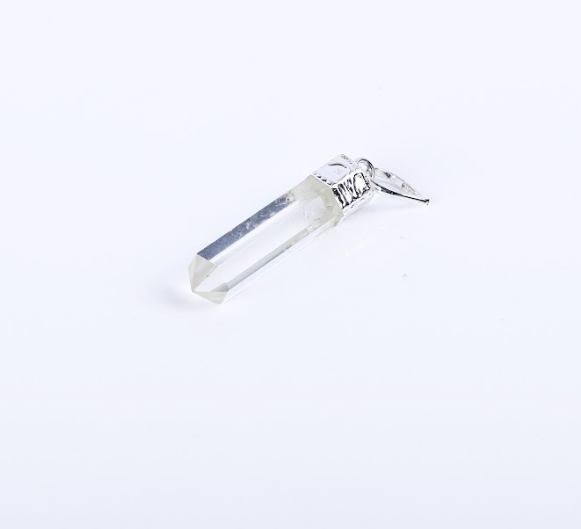 Clear Quartz Single Point Pendant