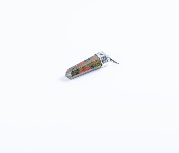 Unakite Single Point Pendant