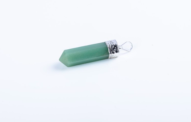 Green Aventurine Single Point Pendant