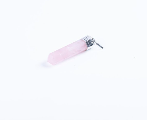 Rose Quartz Single Point Pendant