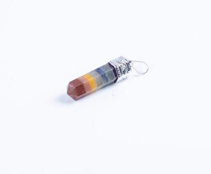 Seven Chakra Single Point Pendant