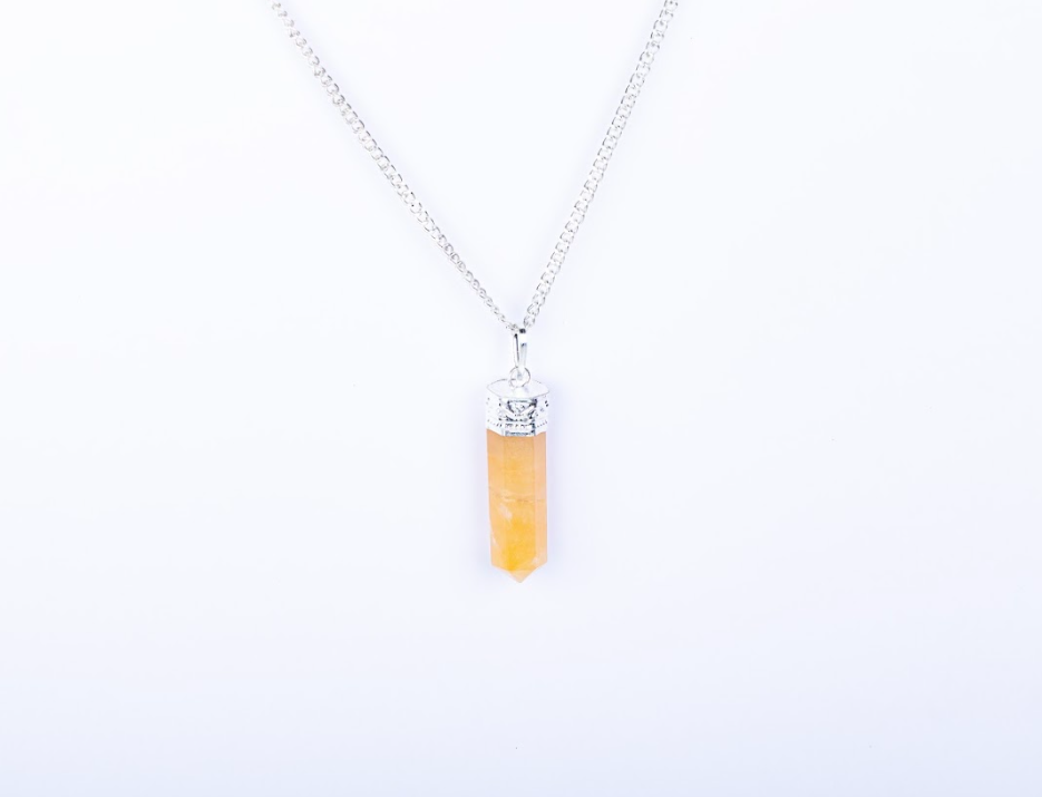 Yellow Aventurine Single Point Pendant