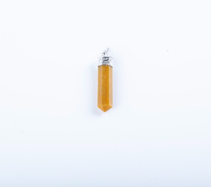 Yellow Jasper Single Point Pendant