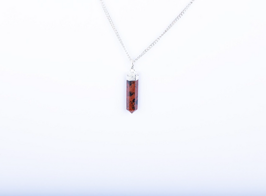 Mahogany Obsidian Single Point Pendant