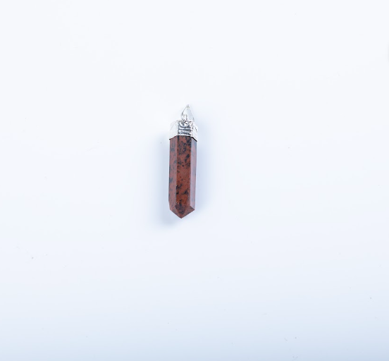 Mahogany Obsidian Single Point Pendant