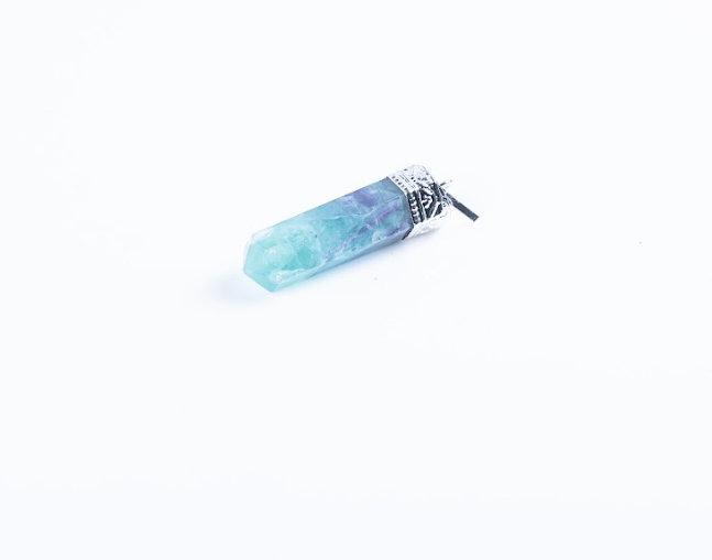 Fluorite Single Point Pendant