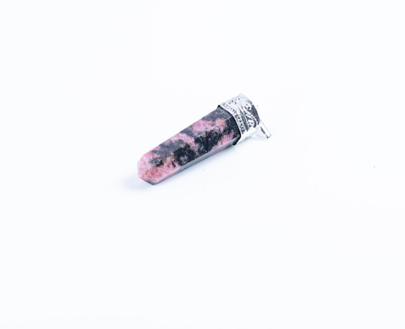 Rhodonite Single Point Pendant