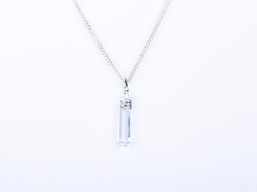 Clear Quartz Single Point Pendant