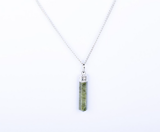 Vesuvianite Single Point Pendant