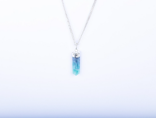 Fluorite Single Point Pendant