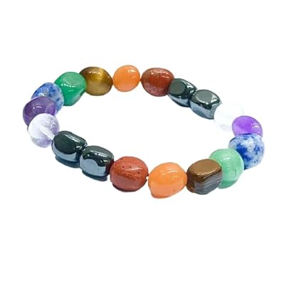 Seven Chakra Tumbled Bracelet in India