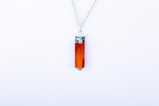 Carnelian Single Point Pendant