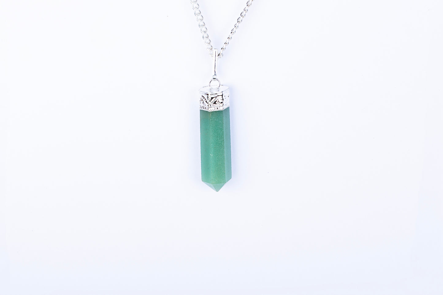 Green Aventurine Single Point Pendant