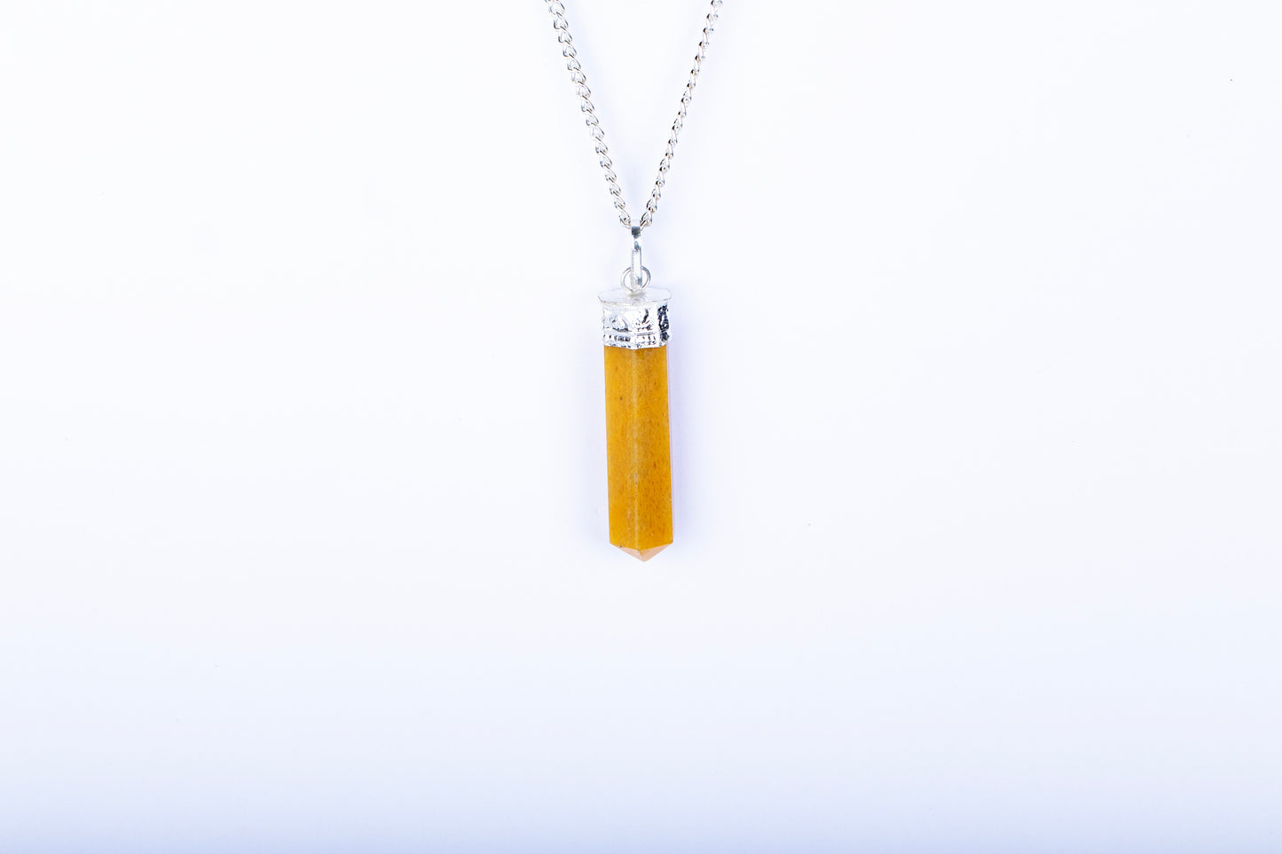 Yellow Jasper Single Point Pendant