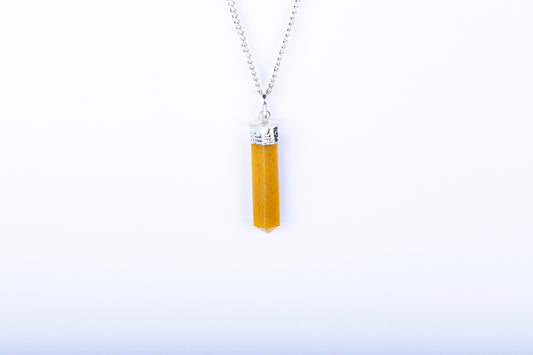 Yellow Jasper Single Point Pendant