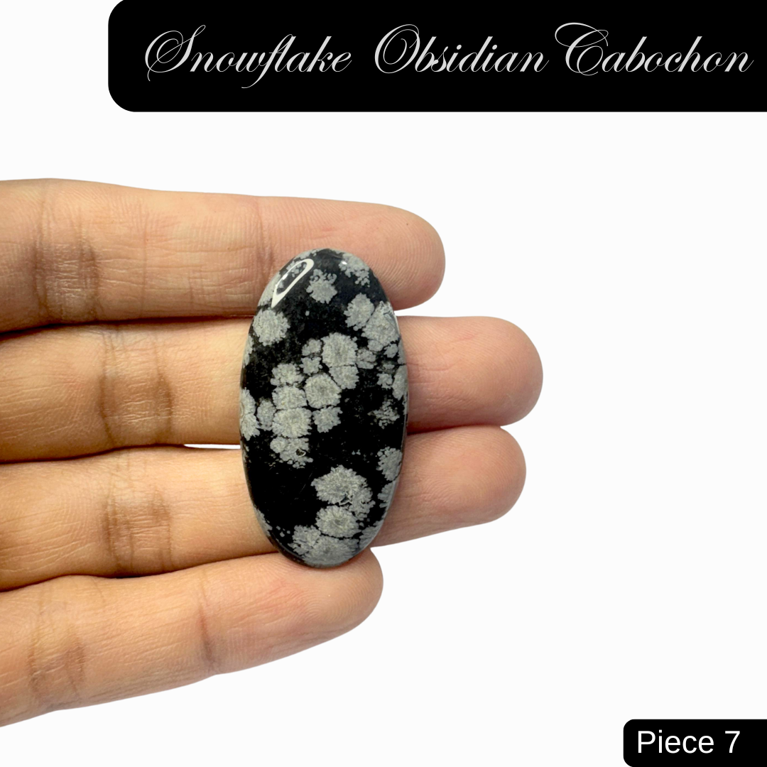 Snowflake Obsidian Cabochon