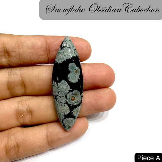 Snowflake Obsidian Cabochons