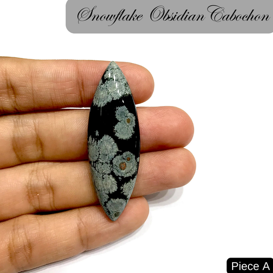 Snowflake Obsidian Cabochons