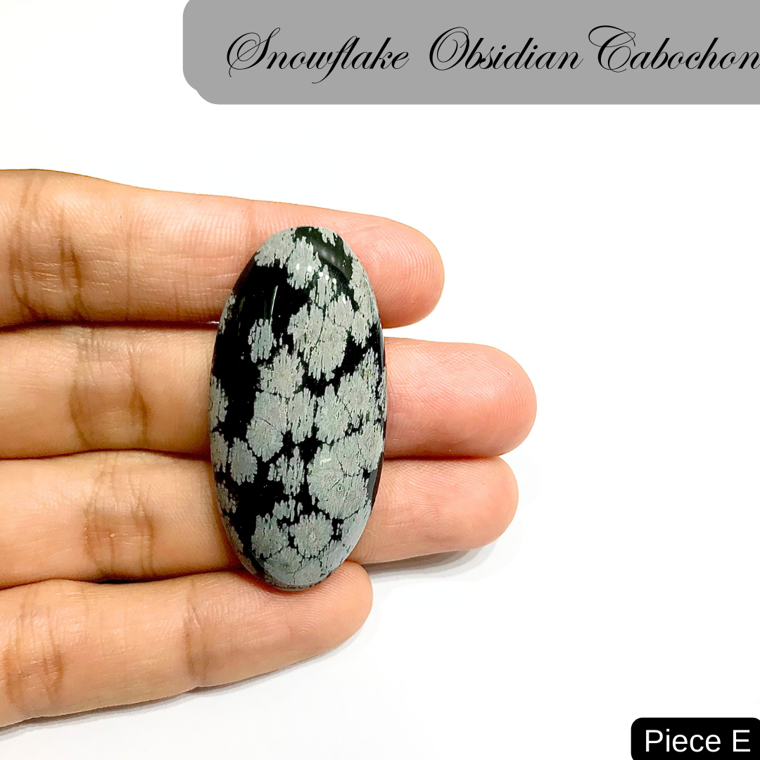 Snowflake Obsidian Cabochons