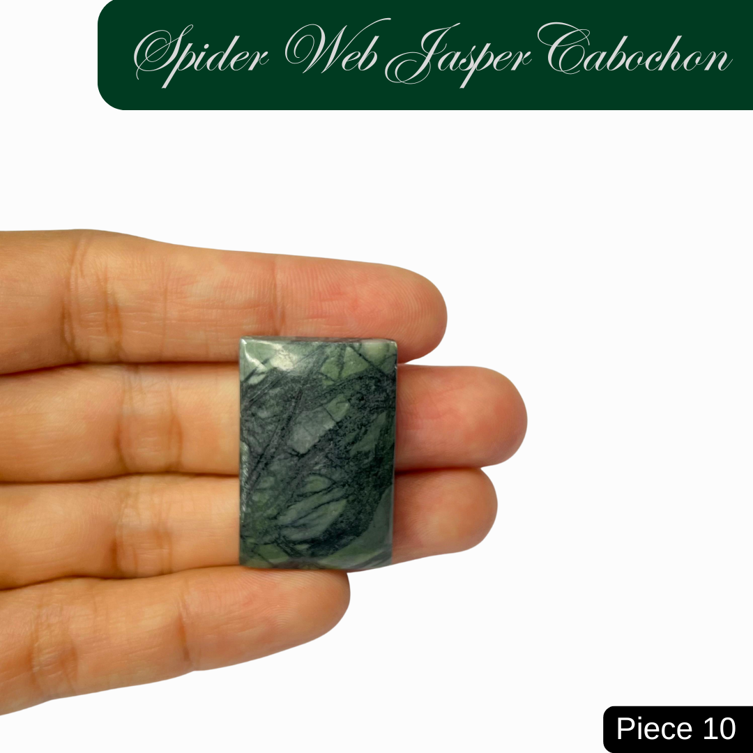Spider Web Jasper Cabochons - AEORA ROCKS INDIA -Healing Crystals superstore