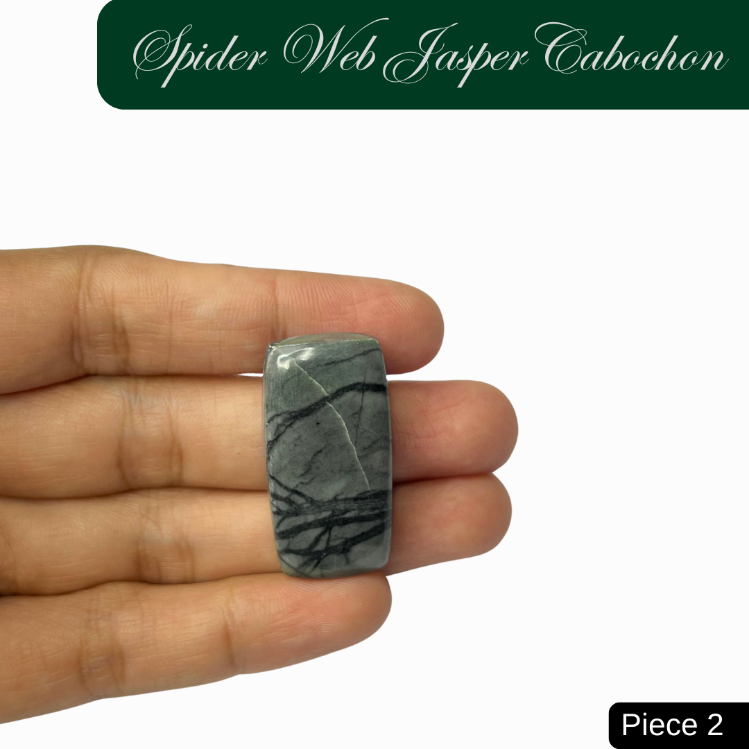 Spider Web Jasper Cabochons - AEORA ROCKS INDIA -Healing Crystals superstore