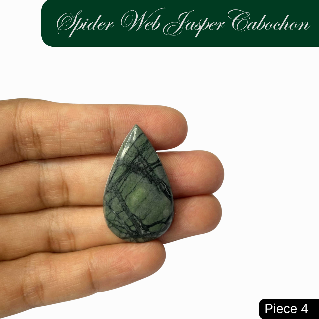 Spider Web Jasper Cabochons - AEORA ROCKS INDIA -Healing Crystals superstore