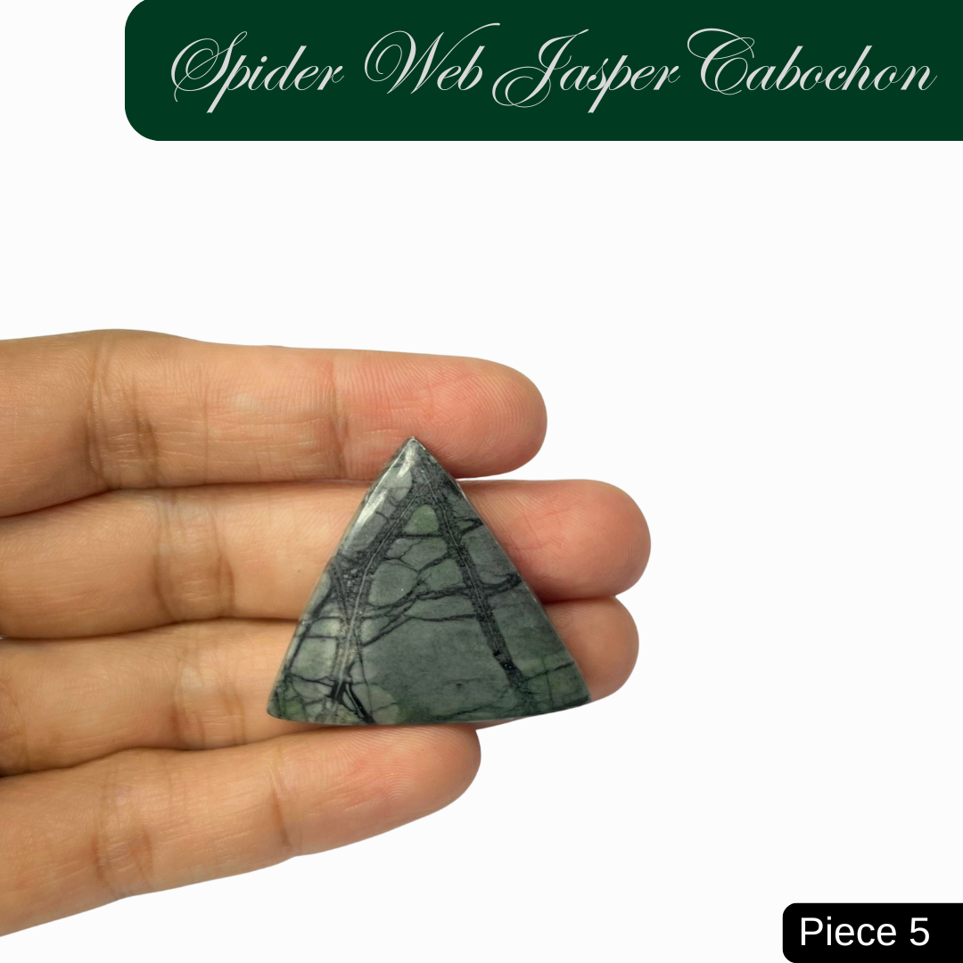 Spider Web Jasper Cabochons - AEORA ROCKS INDIA -Healing Crystals superstore