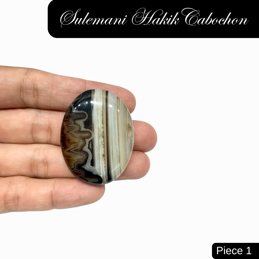 Sulemani Hakik Cabochon - AEORA ROCKS INDIA -Healing Crystals superstore